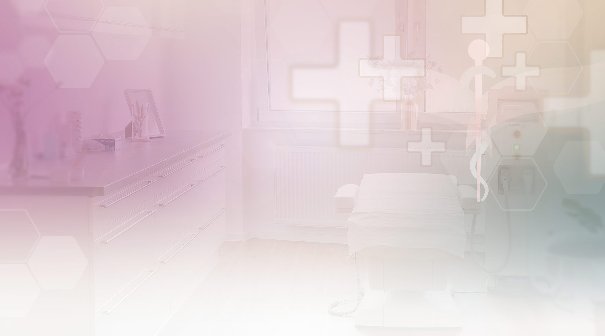 Bannerhintergrund medizinische Expertise